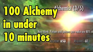 100 Alchemy in under 10 Minutes