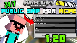 Best Public LIFESTEAL SMP For Minecraft PE 1.20 | JAVA/PE | How To Join 24x7 SMP In MCPE 1.20