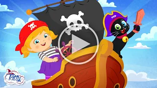 Мисифу и приятели играят на пирати на магически кораб ⛵️Забавни детски анимационни филми и  песнички