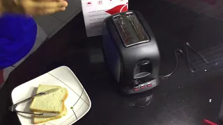 Bread Toaster Hanabishi HPOP-15SS Unboxing & Walkthrough