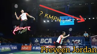 Best Smasher in Badminton - PRAVEEN JORDAN | Badminton Smash (HD)