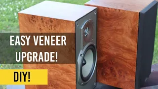 Ep. 37 - How to Apply Real Wood Veneer your DIY  Speaker | DIY Speaker Veneer | Home Theater Gurus