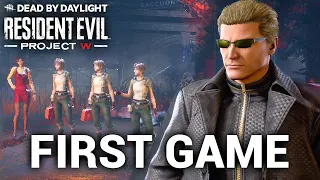 First Game As Wesker - Dead by Daylight Project W PTB