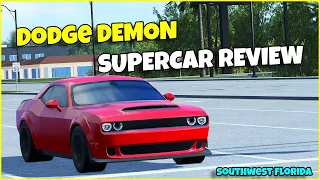 *Dodge Challenger DEMON* Car Review Inside Southwest Florida Roblox