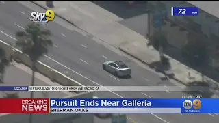 Short, High-Speed Chase Ends At Sherman Oaks Galleria