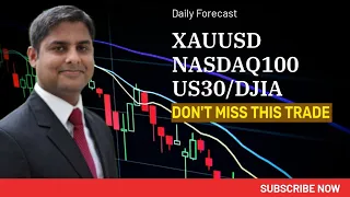 GOLD, Dow Jones & NAS100  Live -Technical Analysis & Strategy Today