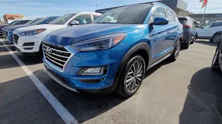 2021 Tucson Aqua Blue & Winter white 2.4L