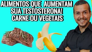 ALIMENTOS QUE AUMENTAM TESTOSTERONA E AJUDAM DISFUNÇÃO ERÉTIL