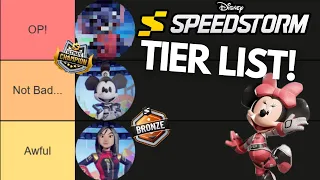The BEST Disney Speedstorm Tier List For Season 3! | Made By Top Players