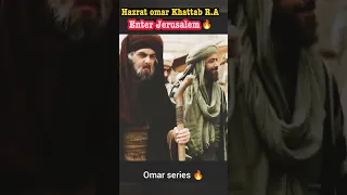 Hazrat omar bin khattab enter Jerusalem 🔥🎆 #shortsfeed #shorts #ytshorts