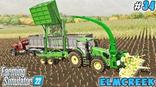 Buying forage harvesting equipment, harvesting corn silage | Elmcreek | Farming simulator 22 |  #34