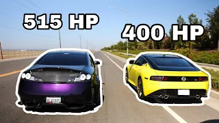 2023 NISSAN 400z vs BOOSTED G35 (INSANE!)