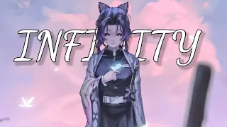 Nightcore - Infinity // female version // lyrics