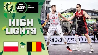 Poland v Belgium | Men Quarter-Final | Highlights | Crelan FIBA 3x3 World Cup 2022