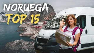 ⭐️ Qué Ver en NORUEGA en AUTOCARAVANA o FURGONETA 🚐 Guía, Consejos, Tarjeta de viaje, Ruta y Mapa