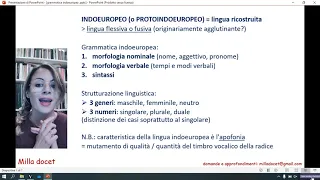 Indoeuropeo e grammatica storica