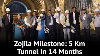 Zojila Tunnel Milestone: 5 Kilometre Long Mountain Tunnelling Work Completed In 14 Months