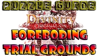 Divinity: Original Sin - Foreboding Trial Grounds GUIDE - First Puzzle Tutorial - 4 Weight Trigger