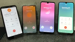 Outgoing Call Samsung A50, Samsung Galaxy S 10