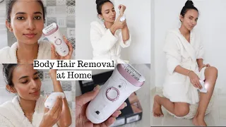 Easy Hair Removal at Home ft. Braun Silk Epil 9 | Sneha Sen