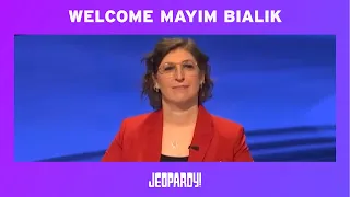 Mayim Bialik Starts As Jeopardy! Guest Host | JEOPARDY!