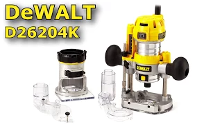 Фрезер Dewalt D26204K - двухбазный фрезер. Обзор