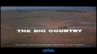 Saul Bass: The Big Country (1958) title sequence