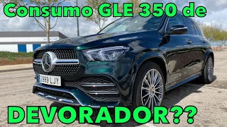 Mercedes-Benz GLE 350 de PRUEBA DE CONSUMO en autovía en modo híbrido con y sin batería MOTORK