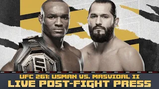 UFC 261 Post-Fight Press Conference: Usman vs. Masvidal 2