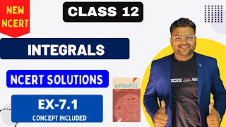 Chapter 7 Integrals | Exercise 7.1 I NCERT Solutions I New NCERT solution Class 12 I Class 12 Maths