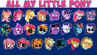 FNF Character Test | Gameplay VS My Playground | ALL My Little Pony Test