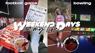 ☆ WEEKEND DAYS IN MY LIFE☆(football games, bowling, clean w/me,+more)ft.Teddy Blake