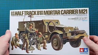 Tamiya 1/35 U.S. 81mm Mortar Carrier M21 - Kit Review