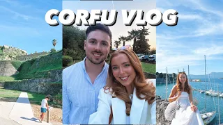 CORFU TRAVEL VLOG 🏝️ beautiful greek island | things to do in corfu greece 🇬🇷