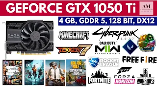 EVGA GEFORCE GTX 1050 Ti [ 4GB, GDDR5, 128BIT, DX12 ] GAMEPLAY2023, BENCHMARK