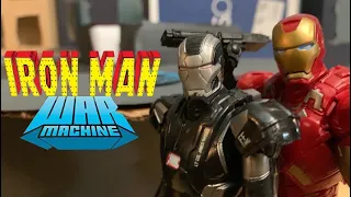 Iron Man and War Machine (Marvel Stop Motion)