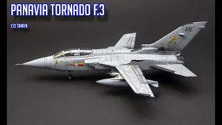 Panavia TORNADO F.3 ROYAL AIR FORCE 1:72 TAMIYA Full Video Build