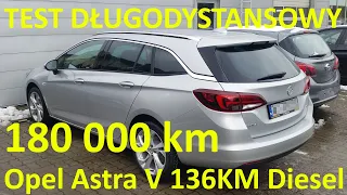 Usterki - ile razy zepsuł się przez 180 000 km Opel Astra K V ST 2016 1.6 Diesel 136KM ?