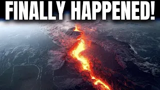 Iceland Officials Report That The 100ft Fissure Has FINALLY CRACKED Open The Earth!