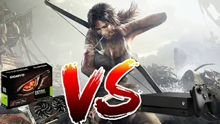 Xbox one x vs GTX 1050TI  Rise tomb raider [test fps]