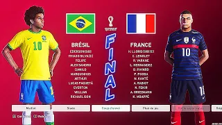 FRANCE - BRESIL | Finale Coupe du Monde 2022 | PES 2021 PS5 MOD