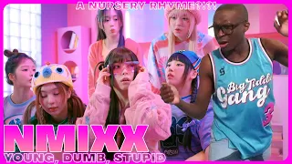 WHAT IN THE KIDZ BOP IS THIS?!?! 😵‍💫 NMIXX - Young, Dumb, Stupid MV REACTION 😩💗✨