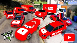 GTA 5 - Stealing Modified YouTube Cars with Franklin! (Real Life Cars #175)