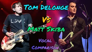 Tom Delonge  VS  Matt Skiba - vocal comparison!