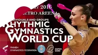 Group Ribbon Qualify Japan Rhythmic Gymnastics World Cup 2016 Espoo