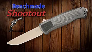 Benchmade Shootout: New OTF Blade Featuring Cru-Wear Steel!