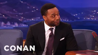 Chiwetel Ejiofor: Michael Fassbender Is A Paintball Fiend | CONAN on TBS