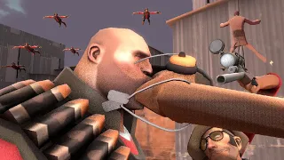 medic accidentally becomes Scout and kisses Heavy