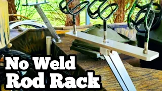 Aluminum Rod Rack ( Totally Adjustable  )