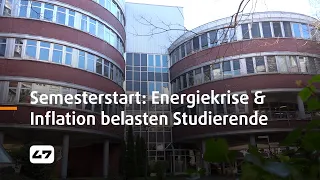 STUDIO 47 .live | SEMESTERSTART: ENERGIEKRISE & INFLATION BELASTEN STUDIERENDE
